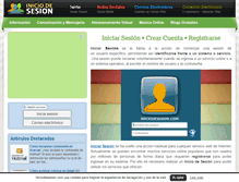 Tablet Screenshot of iniciodesesion.com